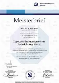 Meisterbrief in Österreich kaufen