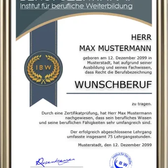 Berufszertifikat kaufen legal