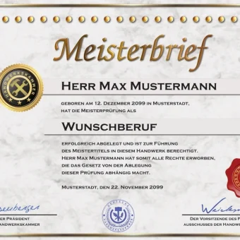 Meisterbrief kaufen